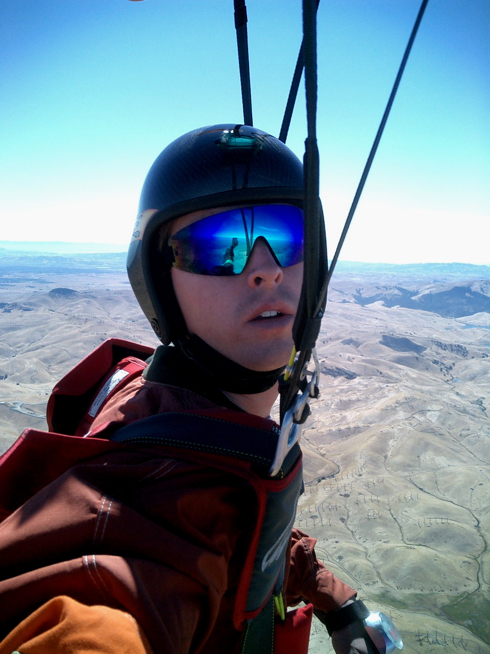 Brett Niebergall Skydiving Selfie