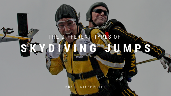 The Different Types Of Skydiving Jumps Brett Niebergall